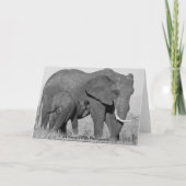 Ik zou zonder u dank u kaard verdrinken bedankkaart (Achterkant)