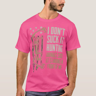 Ik zuig niet op jacht - Grappig Mannen booghert T-shirt