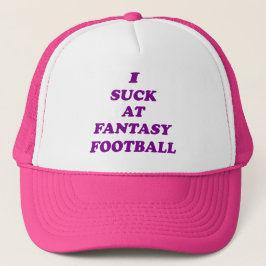 Ik zuig op Fantasy Football voor de League Loser Trucker Pet
