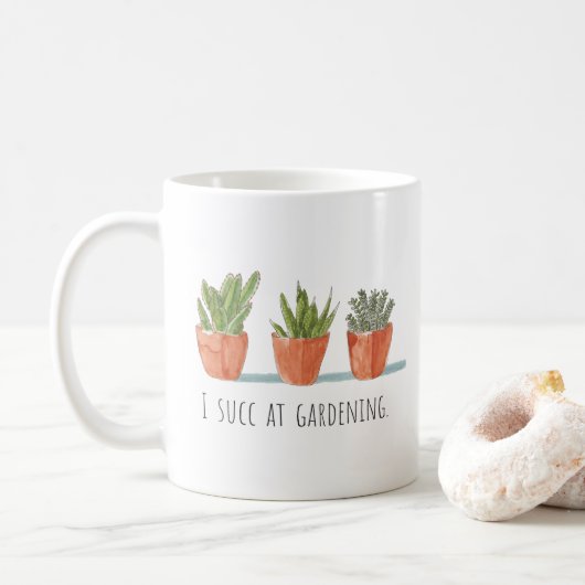 Ik zuig op tuinier | Mok (Met donut)