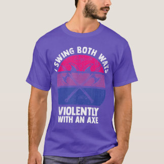 Ik zwaai beide kanten op met geweld met een Ae bis T-shirt