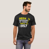 Ik zwaaide mijn ding sinds 1957, metaaldetector H T-shirt (Voorkant volledig)