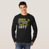 Ik zwaaide mijn ding sinds 1977, metaaldetector H T-shirt (Voorkant volledig)