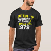 Ik zwaaide mijn ding sinds 1979, metaaldetector H T-shirt (Voorkant)