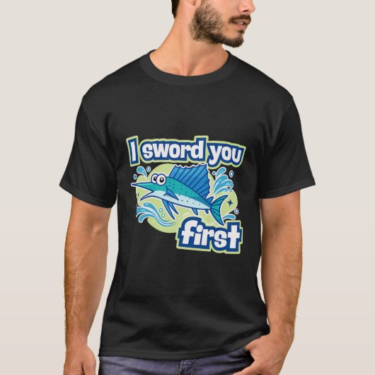 Ik zwaard jou eerst t-shirt (Voorkant)
