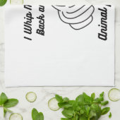 Ik zweep mijn talg heen en weer theedoek (Gevouwen)