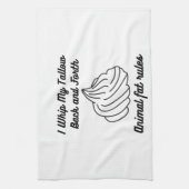 Ik zweep mijn talg heen en weer theedoek (Verticaal)