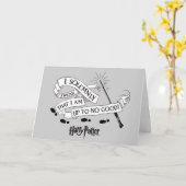 Ik zweer alleen dat ik niet goed ben. kaart (Gele Bloem)