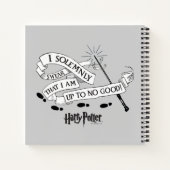 Ik zweer alleen dat ik niet goed ben. notitieboek (Achterkant)