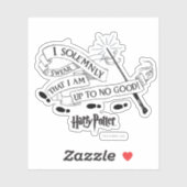 Ik zweer alleen dat ik niet goed ben. sticker (Vel)