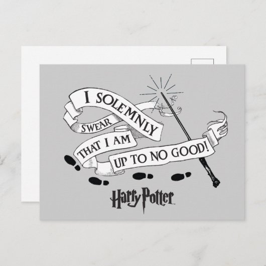 Ik zweer alleen dat ik niet goed ben. uitnodiging briefkaart (Voorkant / Achterkant)