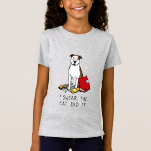 Ik zweer dat de kat de bull heeft gescheurd (lt br t-shirt