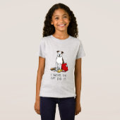 Ik zweer dat de kat de bull heeft gescheurd (lt br t-shirt (Voorkant volledig)