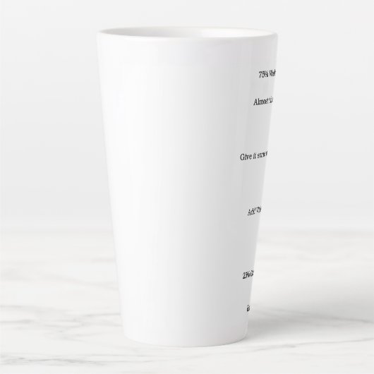 Ik zweer dat het gewoon koffie is. | Koffie-Mok Latte Mok (Voorkant)