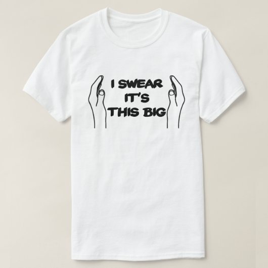 Ik zweer dat het zo'n grote opruiende mannelijkhei t-shirt (Design voorkant)