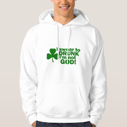 Ik zweer dat ik DRINK ben. Hoodie (Voorkant)