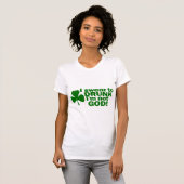 Ik zweer dat ik DRINK ben. T-shirt (Voorkant volledig)