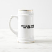 Ik zweer dat ik niet God ben Drink Bierpul (Links)