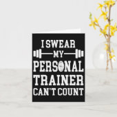 Ik zweer dat mijn personal trainer geen grappige s kaart (Gele Bloem)