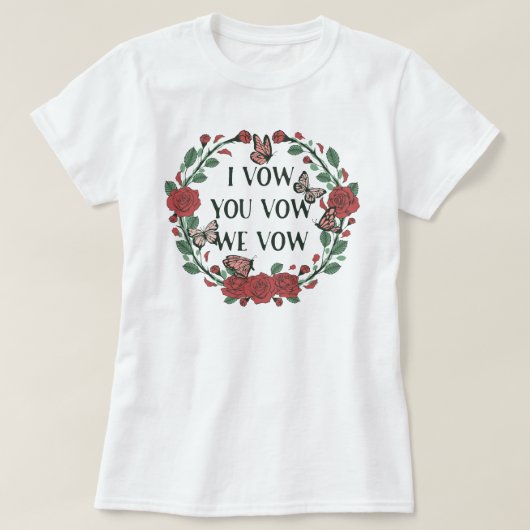 Ik zweer je dat we fantasylezer Dark Romance zwere T-shirt (Design voorkant)