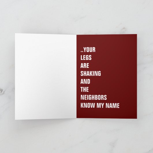 Ik zweer je... Naughty Funny Valentijnsdag Kaart (Binnen)