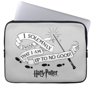 Ik zweer plechtig dat ik niets slechts van plan be laptop sleeve