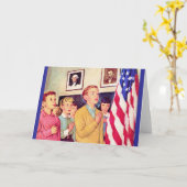 Ik zweer trouw aan de vlag kaart (Gele Bloem)