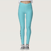 Ik zweet: "GLITTER!" Leggings (Voorkant)