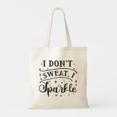 Ik zweet het niet. tote bag (Achterkant)