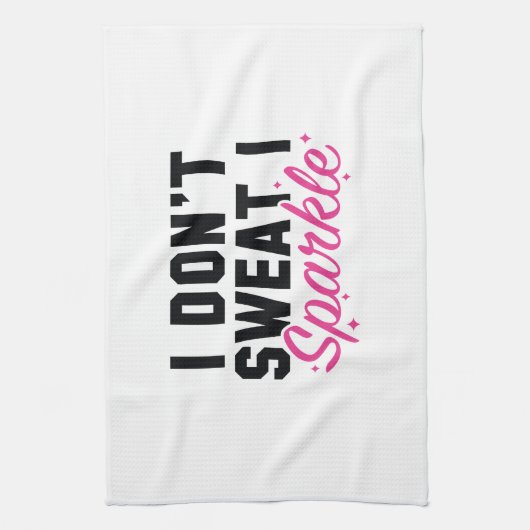 Ik zweet niet dat ik ontsla theedoek (Verticaal)