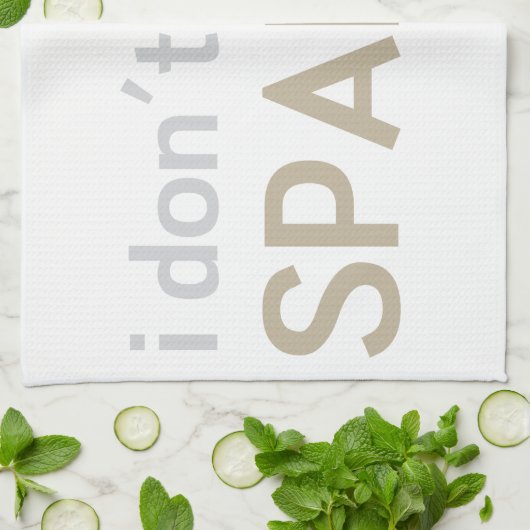 Ik zweet niet dat ik ontsla theedoek (Gevouwen)