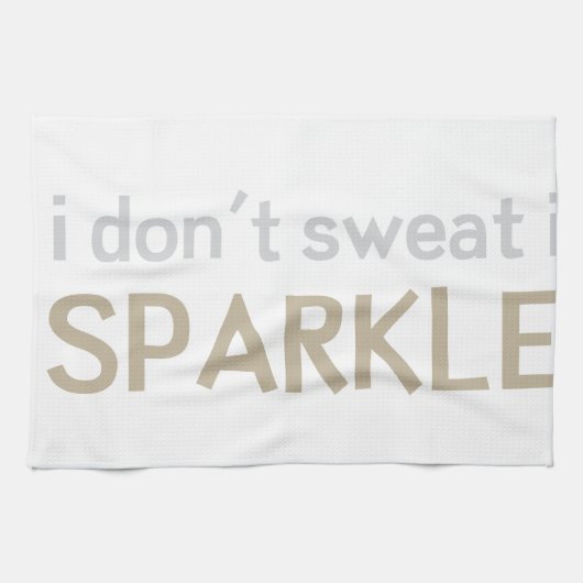 Ik zweet niet dat ik ontsla theedoek (Horizontaal)