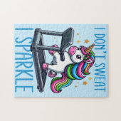 Ik zweet niet, ik fonkel je training legpuzzel (Horizontaal)