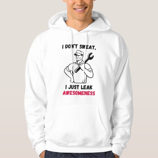 Ik zweet niet, ik lek gewoon Awesomeness - Luchtva Hoodie (Voorkant)