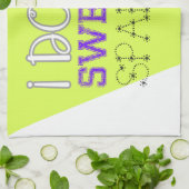 Ik zweet niet, ik spleet theedoek (Gevouwen)