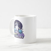 Ik zweet Sparkles Grappige Lifting Gym Workout Een Koffiemok (Voorkant links)