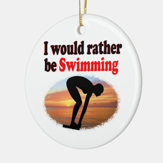 IK ZWEM LIEVER KERAMISCH ORNAMENT (Links)