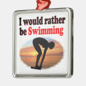 IK ZWEM LIEVER METALEN ORNAMENT (Links)