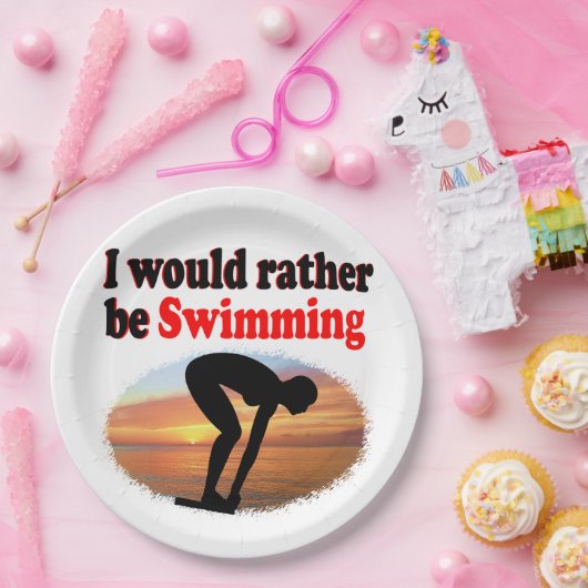 IK ZWEM LIEVER PAPIEREN BORDJE (Feest)