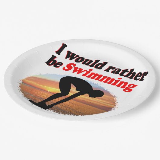 IK ZWEM LIEVER PAPIEREN BORDJE (Gekanteld)