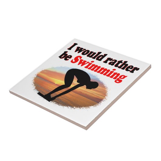 IK ZWEM LIEVER TEGELTJE (Zijkant)