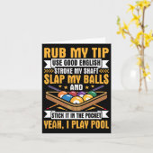 Ik zwembad biljart woordspelingen wrijf mijn tip s kaart (Gele Bloem)