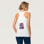 Ik zwet niet, ik glinster leuk tanktop (Volledige Achterkant)