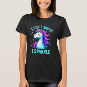 Ik Zwets Niet Eenhoorn Humor Grappige Gym T-shirt