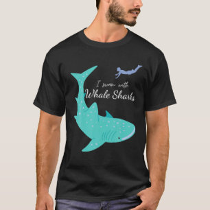 IK ZWOM MET WALVISHAAIEN Walvishaai Snorkel T-shirt