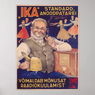IKA Battery and Fine Art Poster