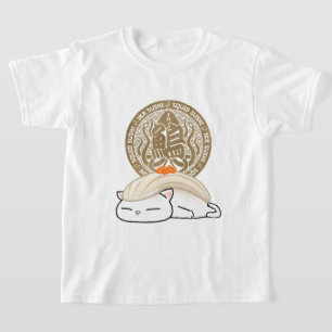 Ika Squid Sushi Cat T-shirt