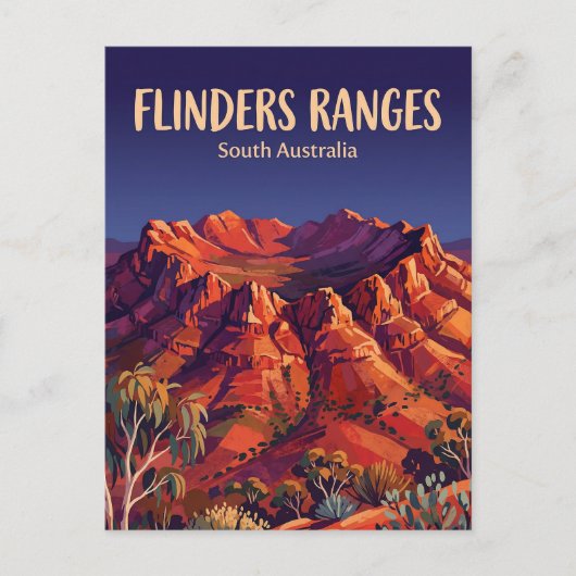 Ikara-Flinders Ranges Australië Briefkaart (Voorkant)