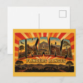 Ikara-Flinders Ranges Zuid-Australië Outback Briefkaart (Voorkant / Achterkant)