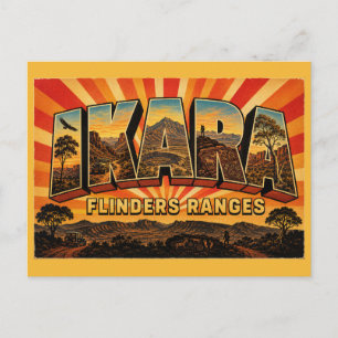 Ikara-Flinders Ranges Zuid-Australië Outback Briefkaart